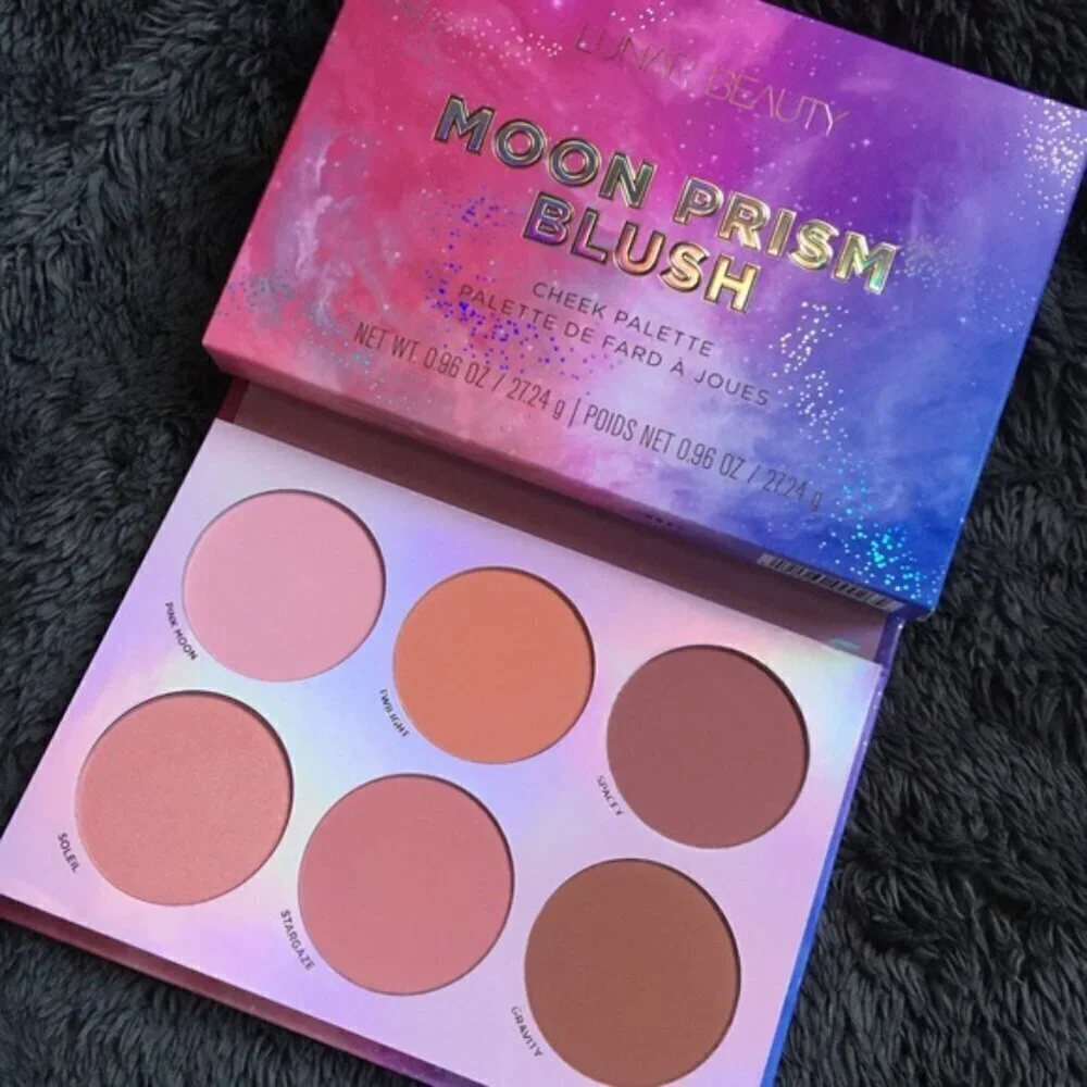 6 Shade Moon Prism Blush Palette